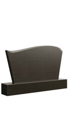 Модель памятника №157 горизонтальный, военный, прямоугольный, мужской